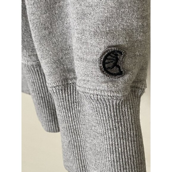 Todd Snyder x Champion Grey Banded Arm Stripe V Crewneck Sweatshirt Large - Picture 6 of 14